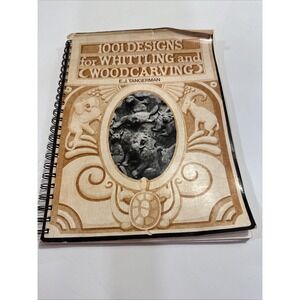 E J Tangerman. 1001 Designs for Whittling‎ and Woodcarving 1976 HCDJ BCE
